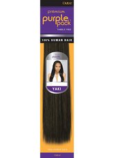 Purple Pack 100% Human Hair Yaki Single Bunde